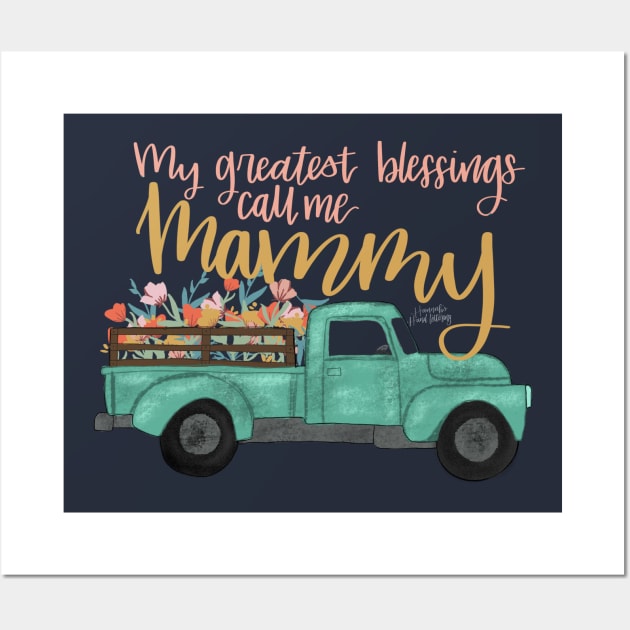 Mammy’s Blessings Wall Art by Hannah’s Hand Lettering